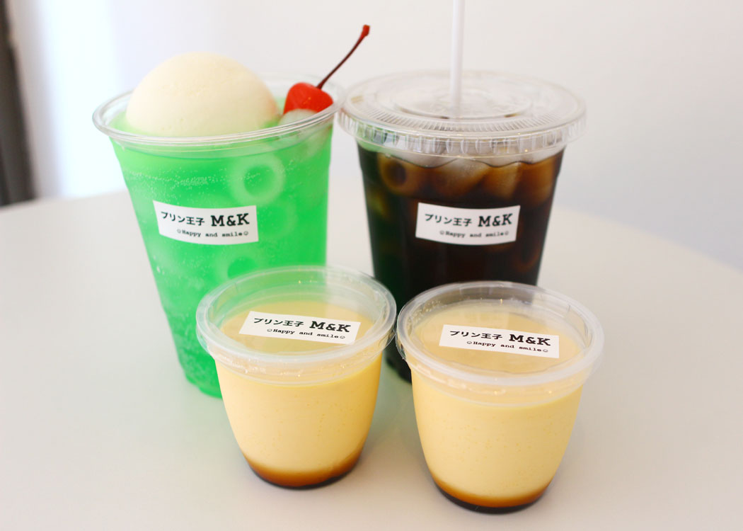 プリンと一緒にドリンクもいかがですか？