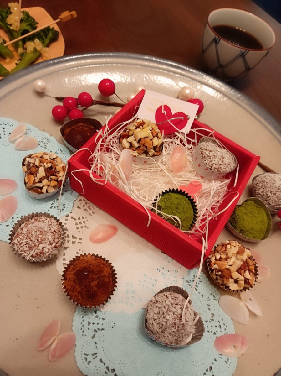 雑穀・高キビ甘酒でチョコ風トリュフを作ろう！