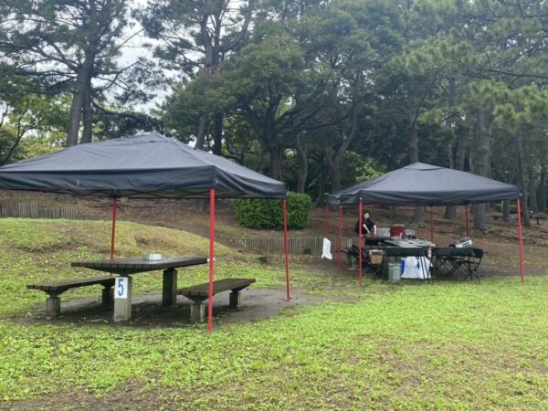 横浜　海の公園BBQ場