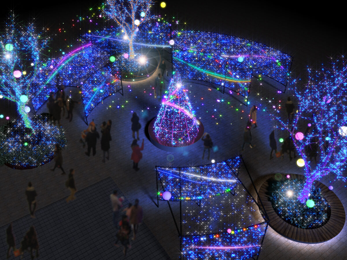 テラスモールのイルミネーション「terracemall shonan Xmas illumination 2022」今年は体感型にリニューアル！