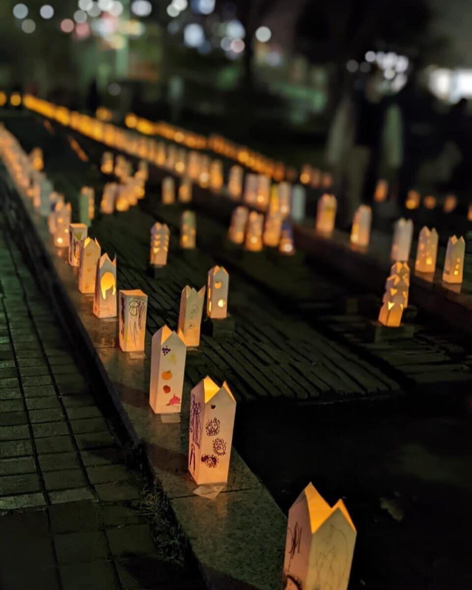 「3.11への祈り」キャンドルナイト @湘南大庭「二番構公園」