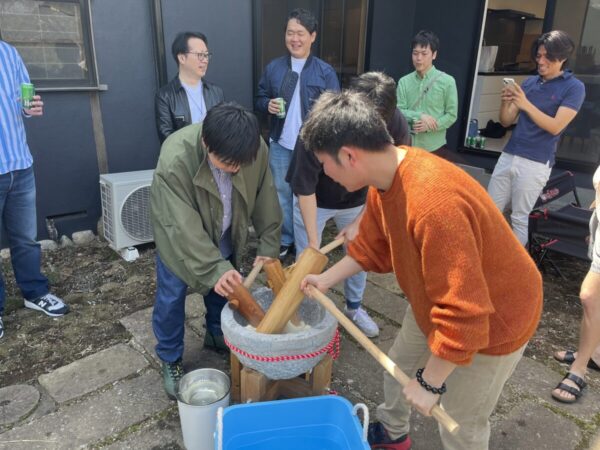 ご自宅　餅つき大会