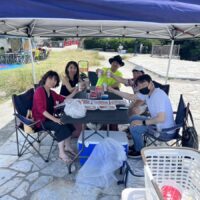 森戸海岸で楽しくBBQ