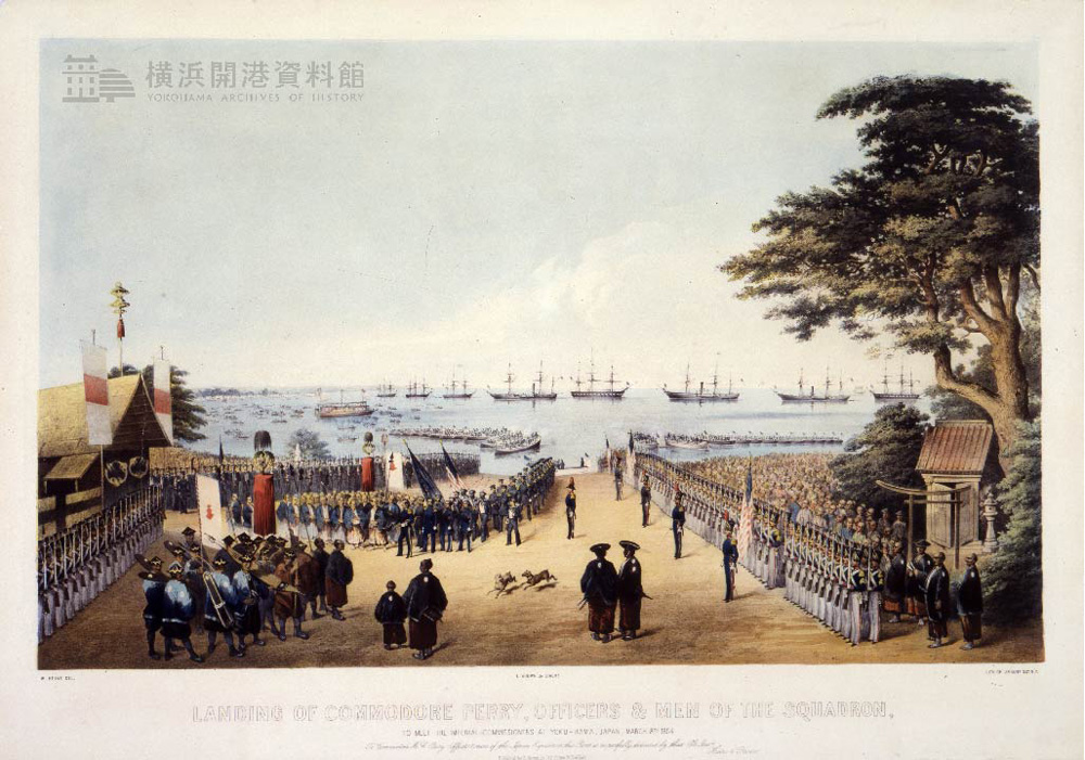【夏休み★横浜】ペリー横浜来航170年 特別公開『横浜とペリー提督とのつながり「横浜上陸図ほか関連資料展示」』」
