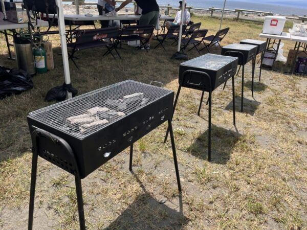 焼きの準備も万端です