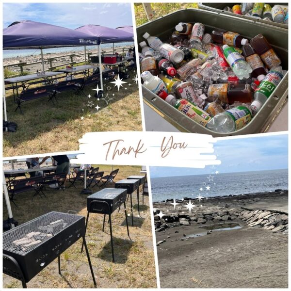 8月15日BBQ配達風景