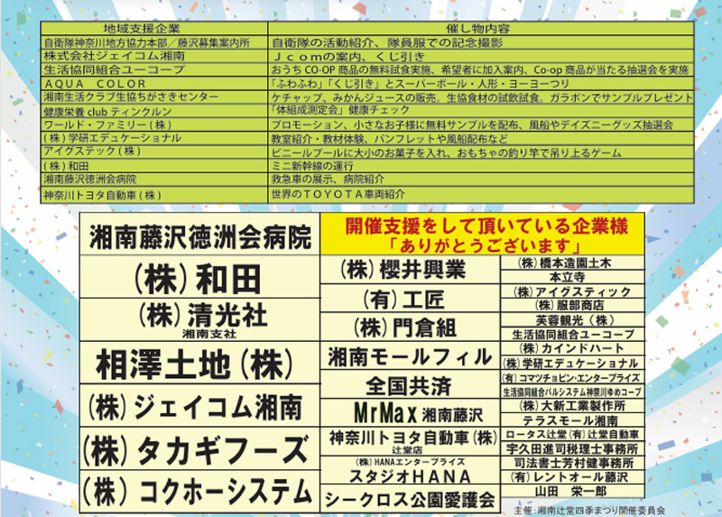 【藤沢】湘南辻堂四季まつり2025“初夏version”