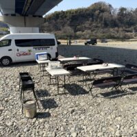 高田橋の橋下をキープ