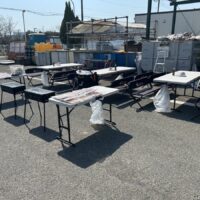 川崎 法人さん敷地にてBBQ