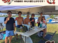 8月最終日 バーベキュー大盛り上がりです！