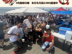 地引網 2件！今日もバーベキュー屋は大忙し